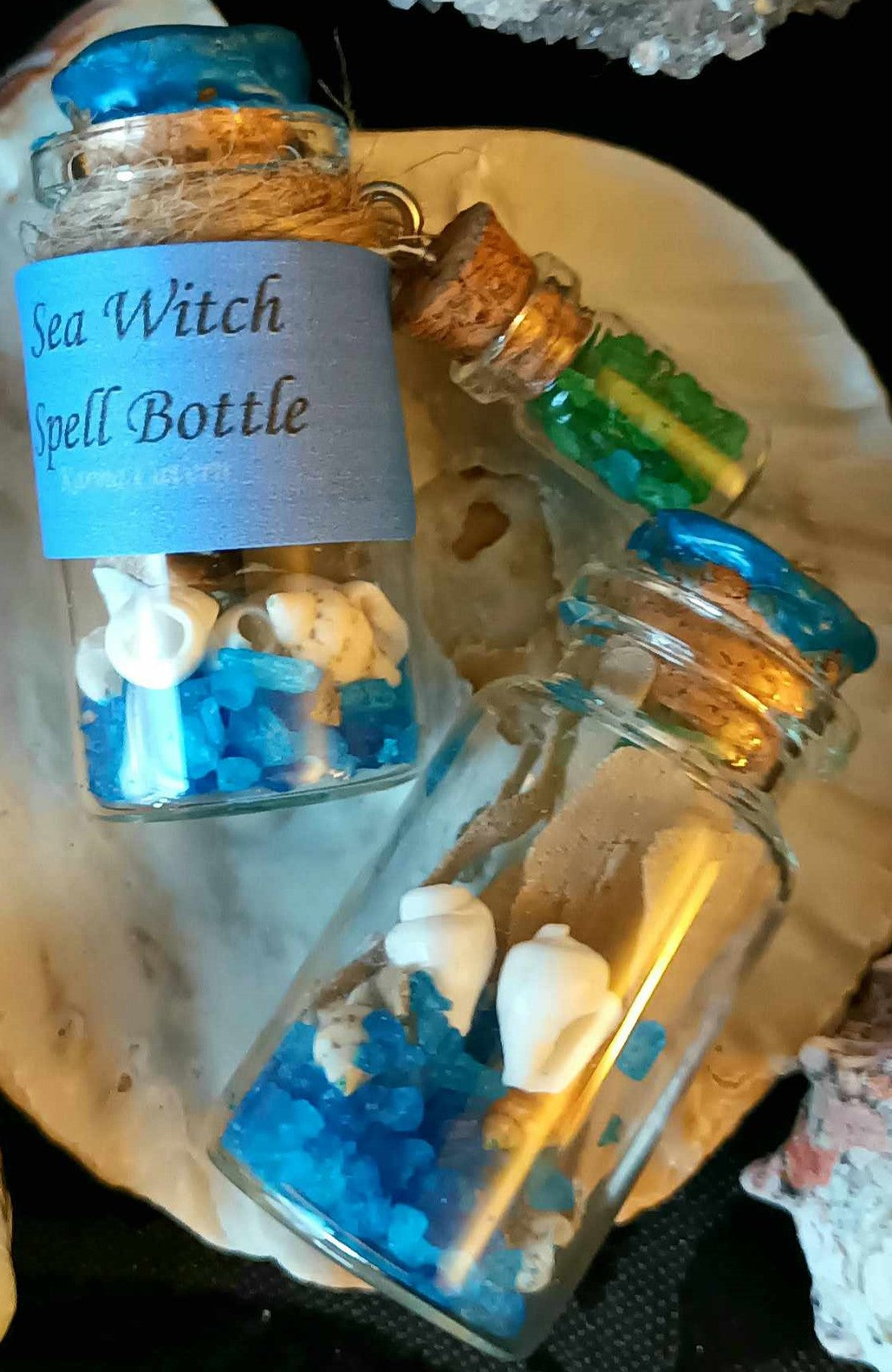 Sea Witch Spell Bottle